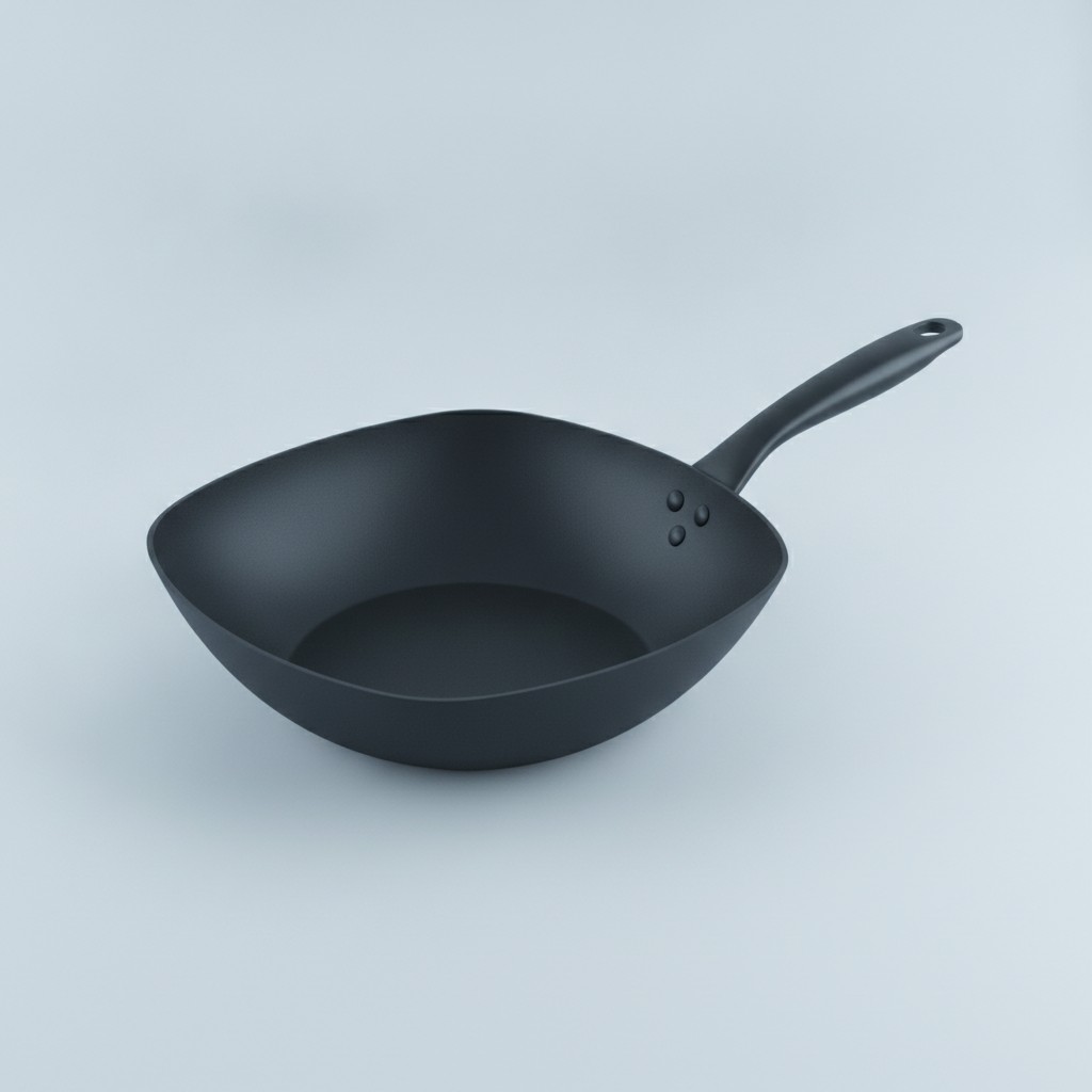 Wokpan, vooraanzicht